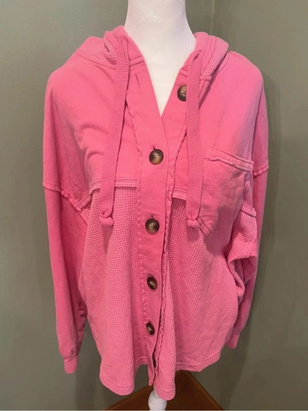 AE Lived In button up hoodie